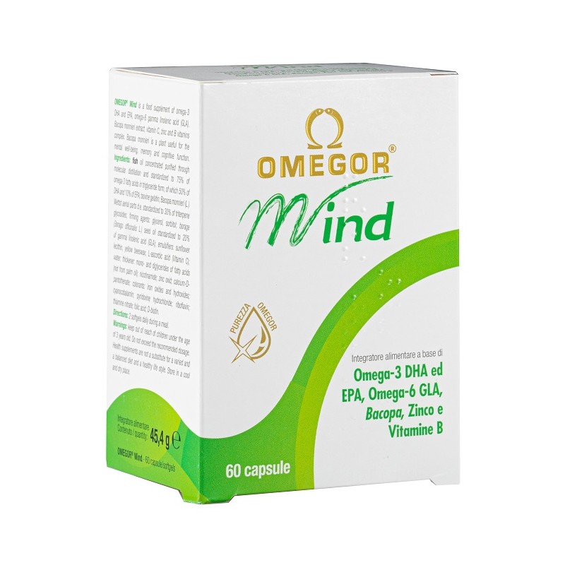 Omegor - U. G. A. Nutraceuticals Omegor Mind 60 Capsule Molli