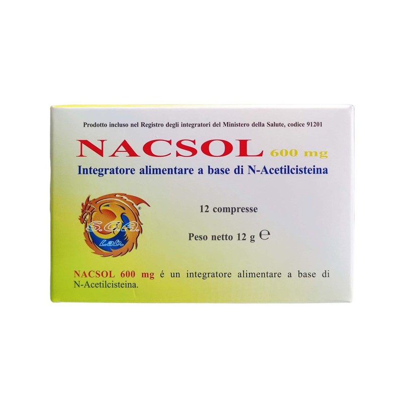 S. G. A. Lab. - S. G. A. Lab. Nacsol 12 Compresse