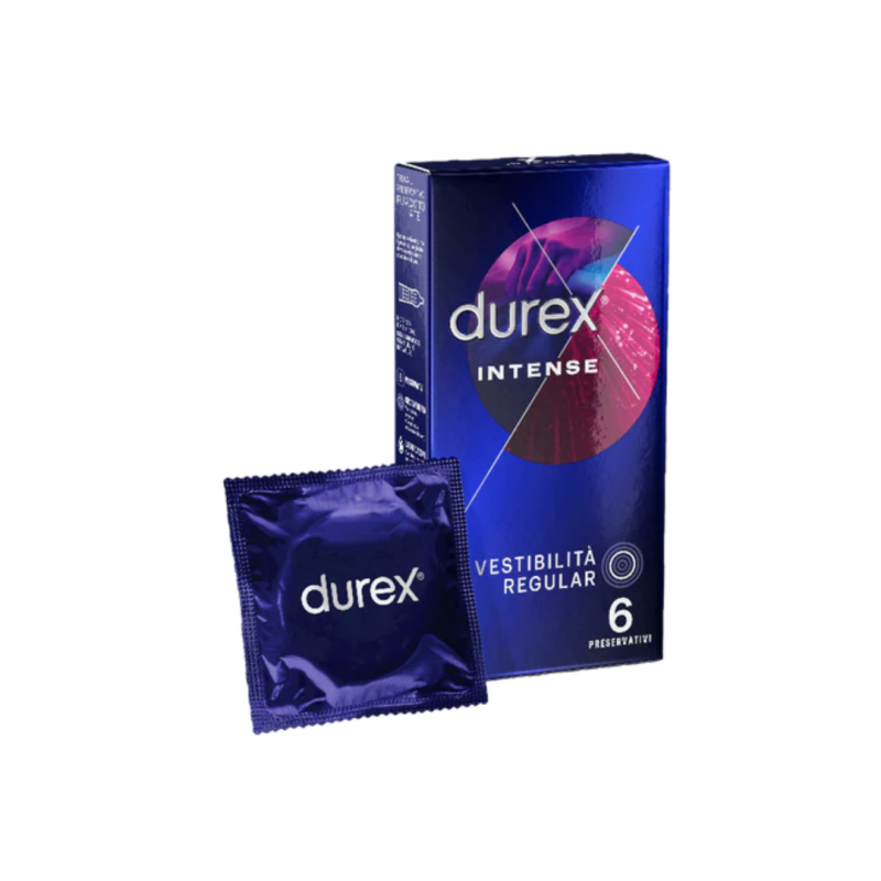 Reckitt Benckiser - Durex Intense Vestibilità Regular - 6 Pezzi