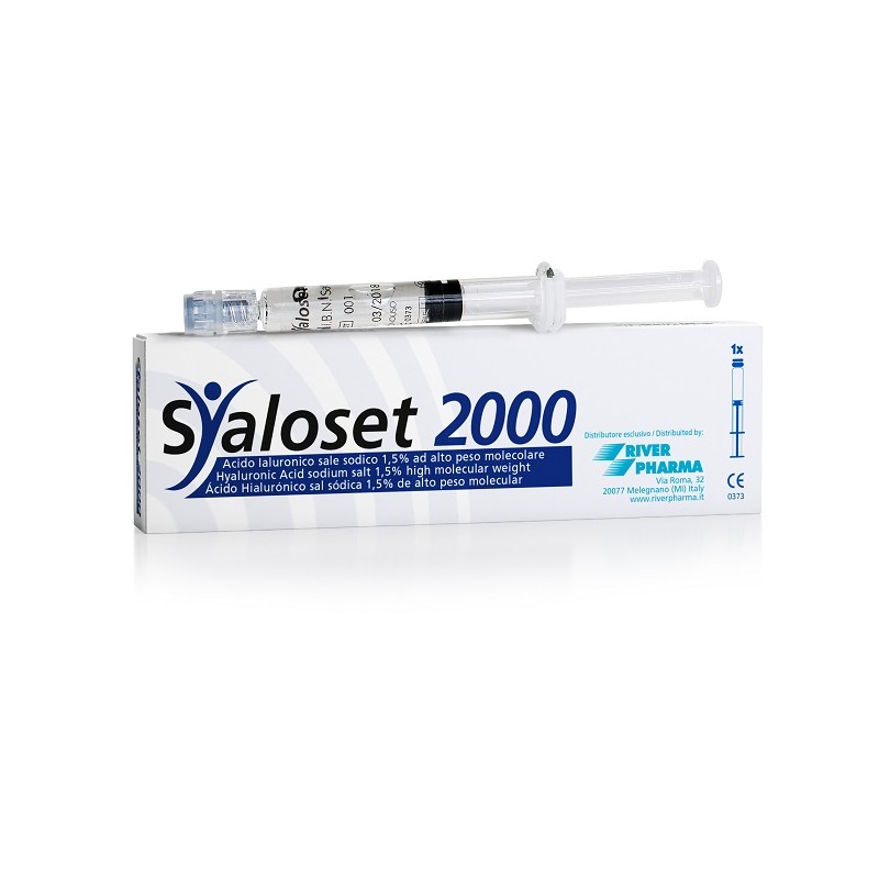 River Pharma - River Pharma Siringa Intra-articolare Syaloset 2000 Acido Ialuronico 1,5% 2 Ml 1 Pezzo