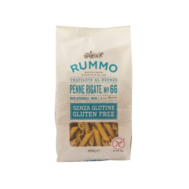 Rummo - Rummo Penne Rigate N66 Di Riso Integrale E Mais 400 G