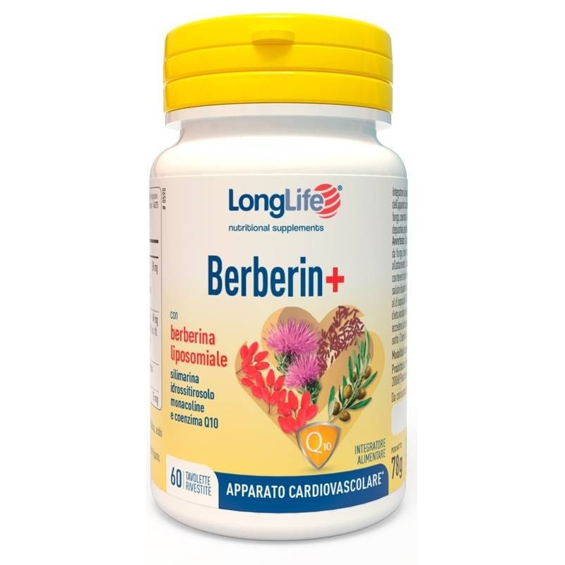 Longlife - Longlife Berberin+ 60 Tavolette