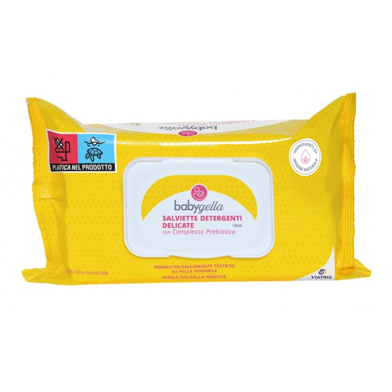 Babygella - Meda Pharma Babygella Prebiotic Salviettine 72 Pezzi