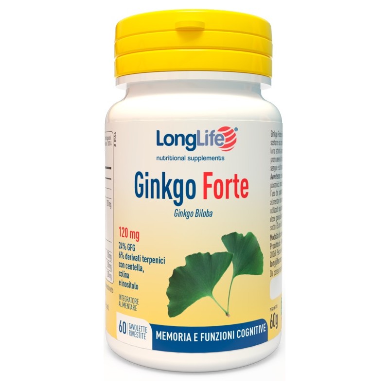 Longlife - Longlife Ginkgo Forte 60 Tavolette