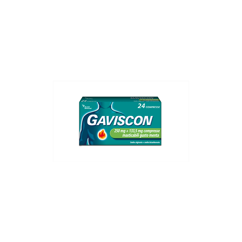 Reckitt Benckiser - Reckitt Benckiser Gaviscon 24 Compresse Masticabili Gusto Menta