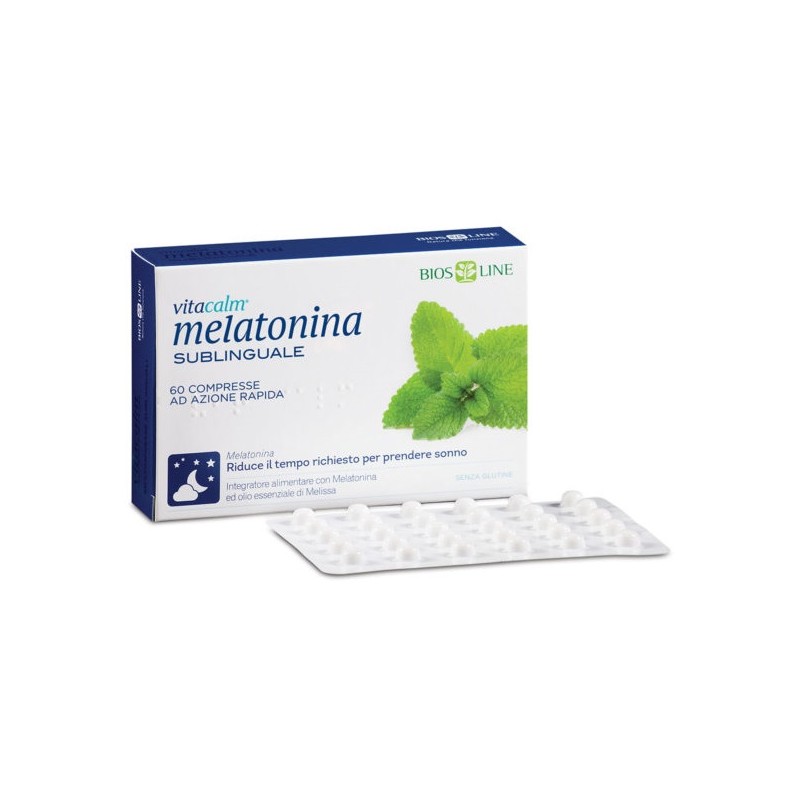 Bios Line - Bios Line Vitacalm Melatonina 120 Compresse Sublinguali