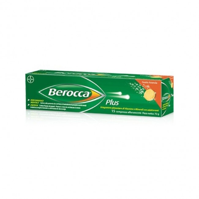 Bayer - Bayer Berocca Plus Integratore Multiminerale - 15 Compresse Effervescente