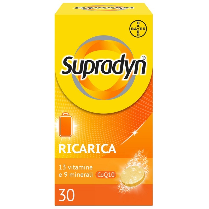 Bayer - Bayer Supradyn Ricarica Per L'energia - 30 Compresse Effeverscenti