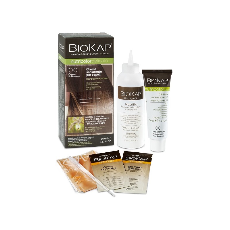 Biokap - Bios Line Biokap Nutricolor 0,0 New Crema Schiarente Tinta Tubo + Flacone