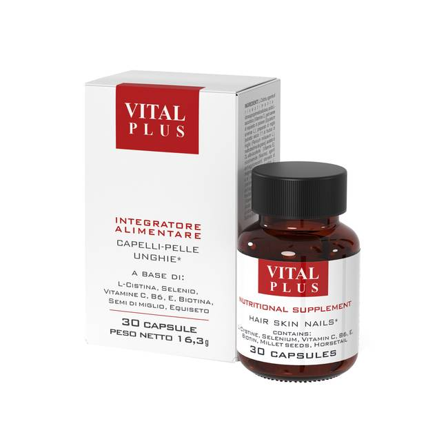 Dermo-lab - Vital Plus Capsule Integratore Capelli, Pelli E Unghie 30 Capsule