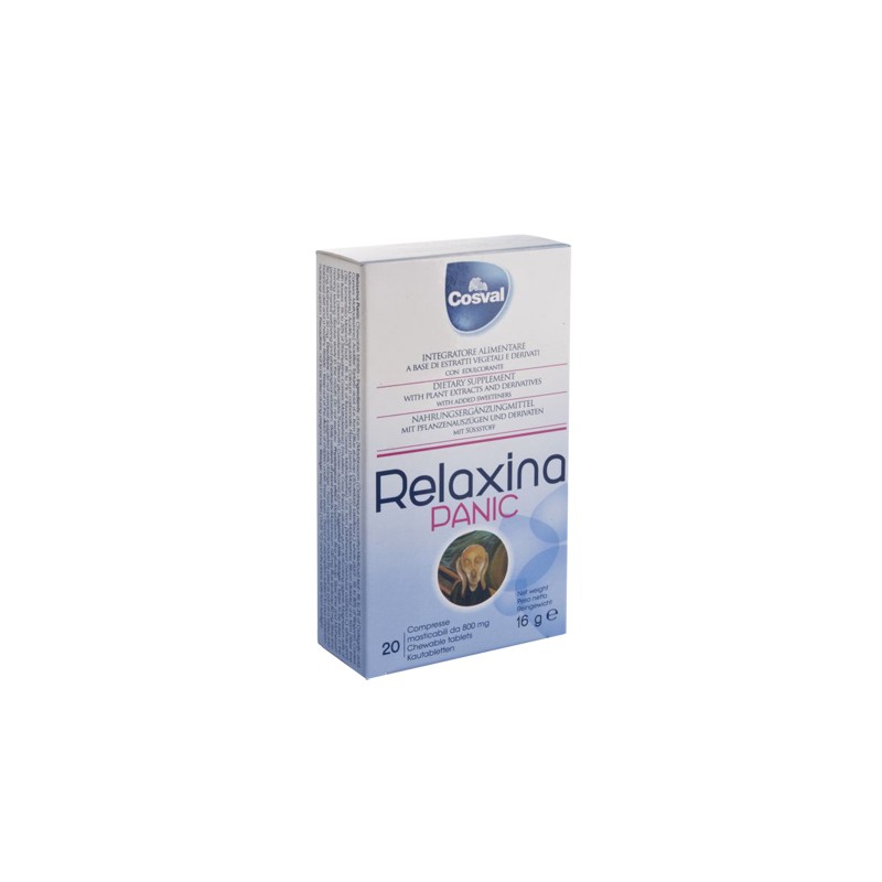 Cosval - Relaxina Panic Integratore Rilassante - 20 Capsule