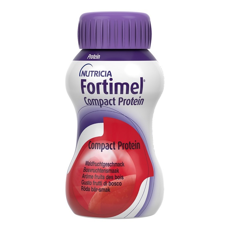 Nutricia - Danone Nutricia Soc. Ben. Nutricia Fortimel Compact Protein Gusto Frutti Di Bosco 4 Bottiglie Da 125 Ml