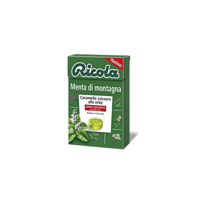 Ricola - Divita Ricola Menta Di Montagna Senza Zucchero 50 G