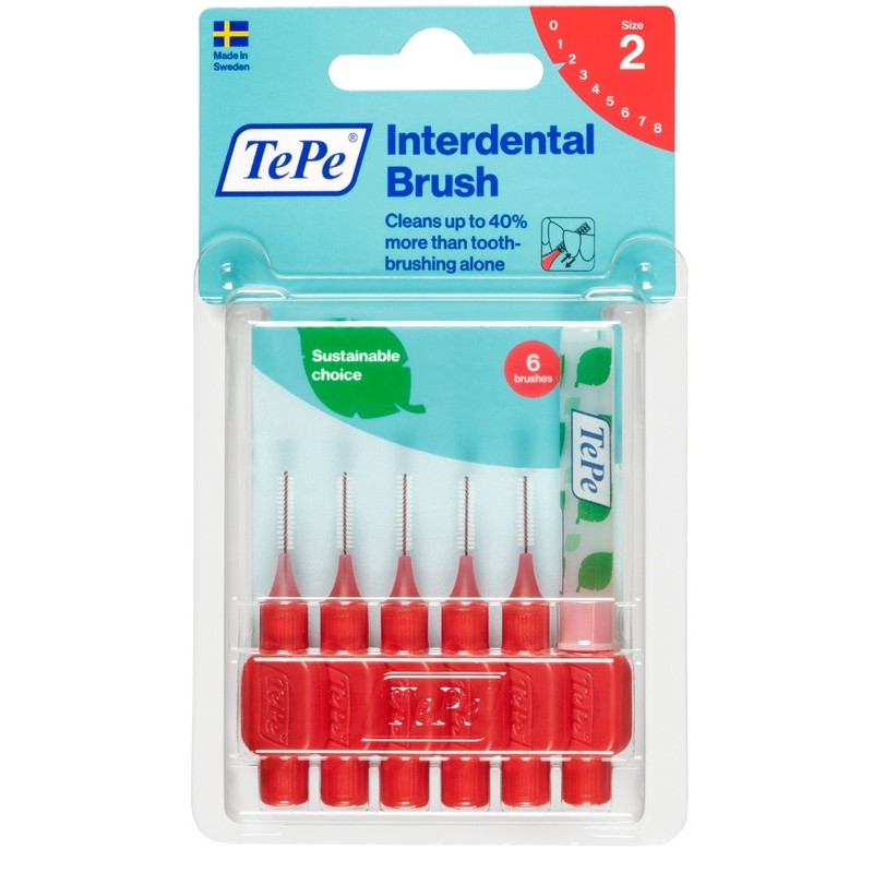 Tepe - Tepe Prodotti Ig. Orale Tepe Scovolino Rosso 0,5mm 6 Pezzi