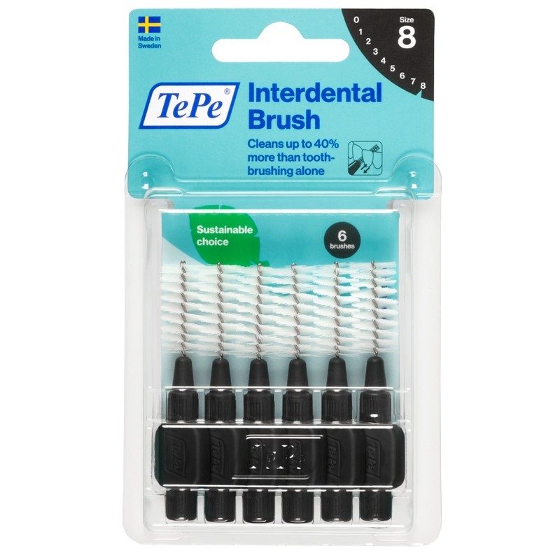 Tepe - Tepe Prodotti Ig. Orale Tepe Scovolino Nero 1,5mm 6 Pezzi