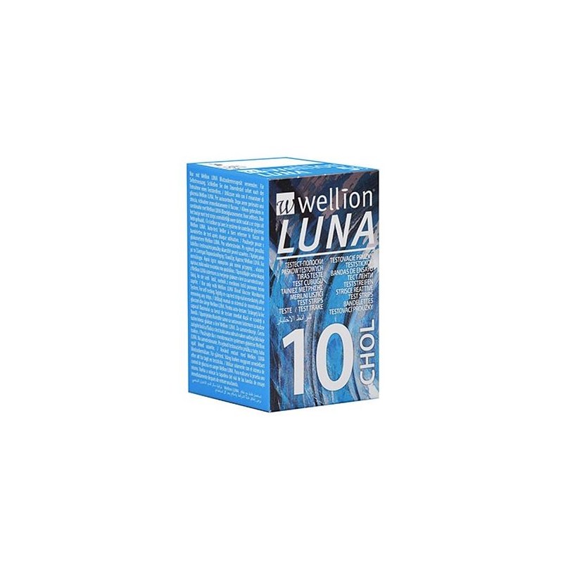 Med Trust Italia - Med Trust Italia Wellion Luna 10 Strips Strisce Per Misurazione Colesterolo