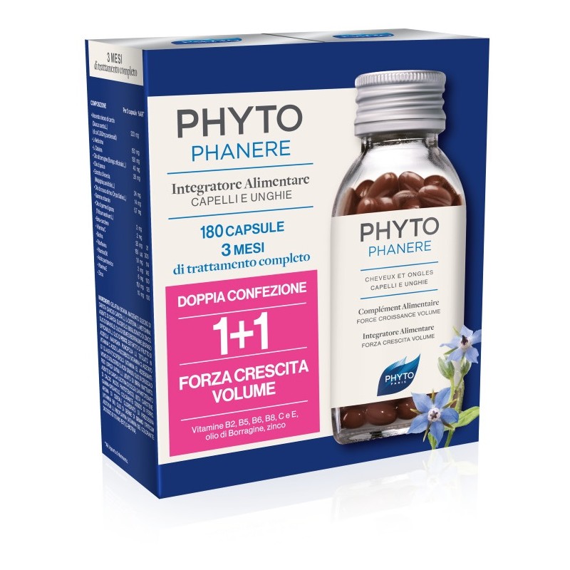 Phyto - Phyto Phytophanere Integratore Alimentare Capelli/unghie 90+90 Capsule