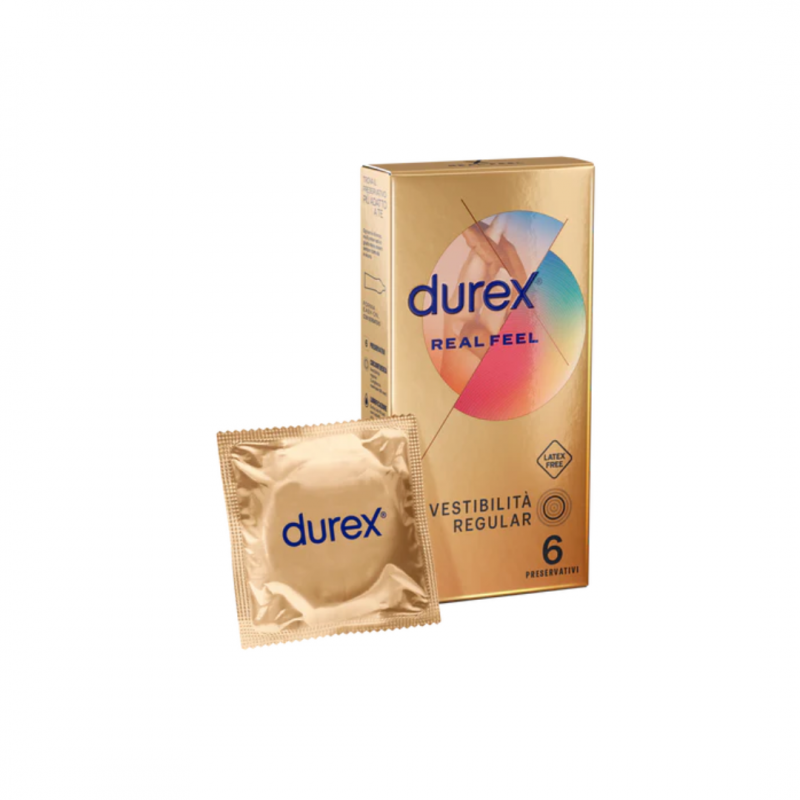 Reckitt Benckiser - Durex Real Feel Vestibilità Regular - 6 Pezzi