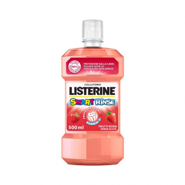 Listerine - Listerine Collutorio Smart Rinse - 500ml Gusto Fragola