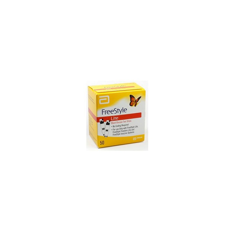 Abbott - Abbott Diabetes Care Italia Strisce Misurazione Glicemia Freestyle Lite 50 Pezzi