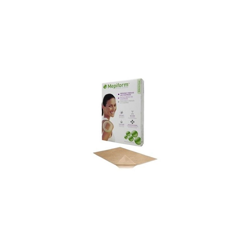 Molnlycke - Molnlycke Medicazione Mepiform Atraumatica Per Cicatrici E Cheloidi Non Sterile 4x30cm 5 Pezzi