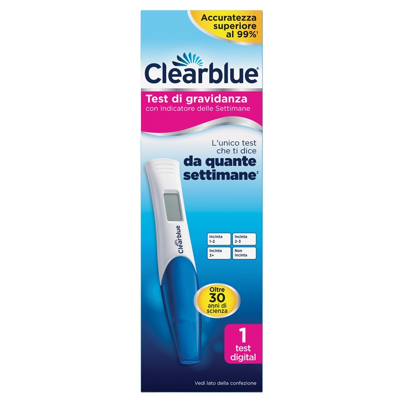 Procter & Gamble - Procter & Gamble Test Di Gravidanza Clearblue Con Indicatore Delle Settimane 1 Pezzo