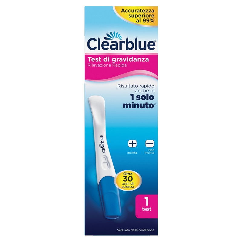 Procter & Gamble - Procter & Gamble Test Di Gravidanza Clearblue Rilevazione Rapida 1 Pezzo