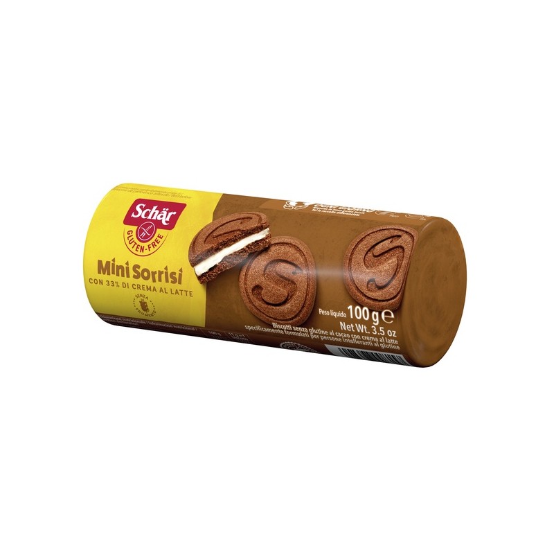 Schar - Dr. Schar Schar Mini Sorrisi Con Crema Al Latte 100 G