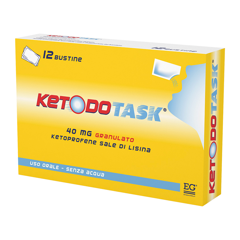 Epifarma - Ketodotask 40 Mg Granulato Ketoprofene Sale Di Lisina 12 Bustine