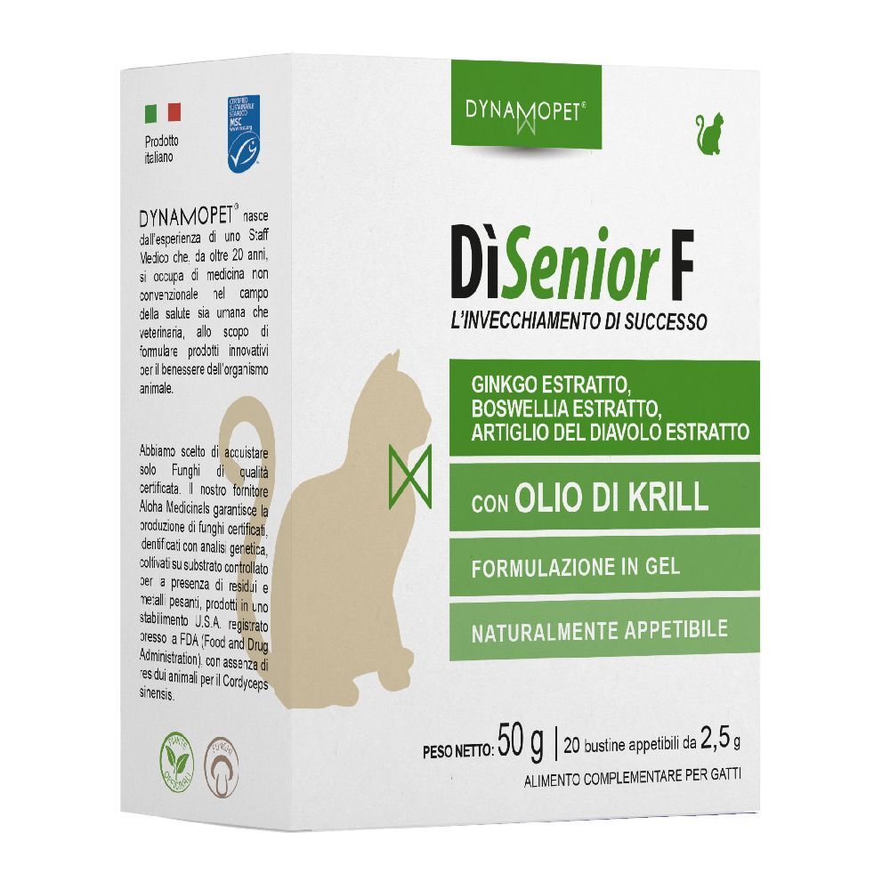 Disenior F Per Gatti 20 Bustine Appetibili Da 2,5 G pz Bustina