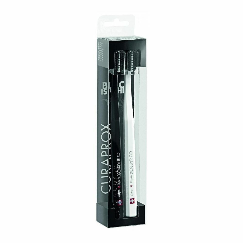 CURAPROX Spazzolino Black is White (Black+White) 1 pz da denti