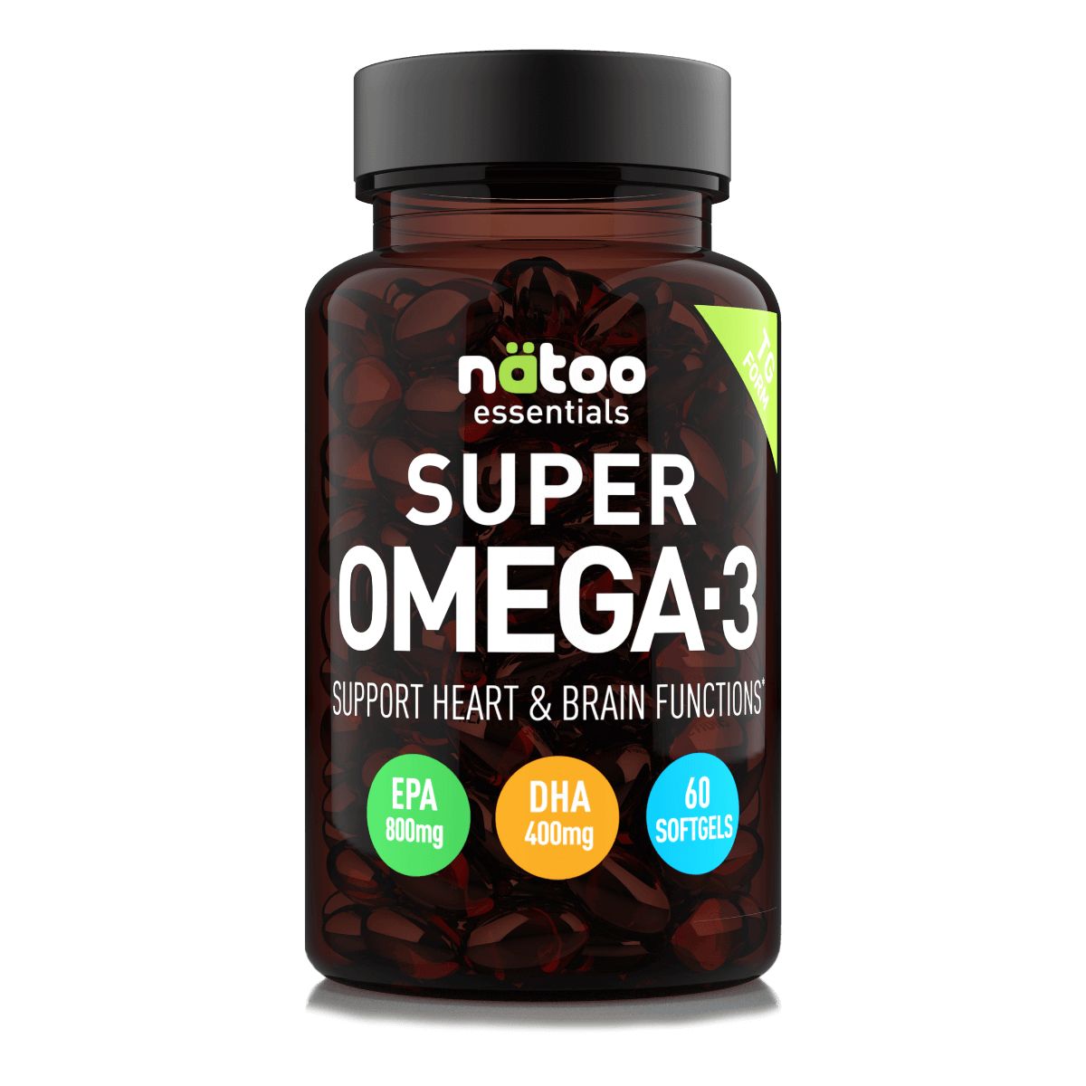 Natoo Super Omega-3 EPA 800mg DHA 400mg 60 St
