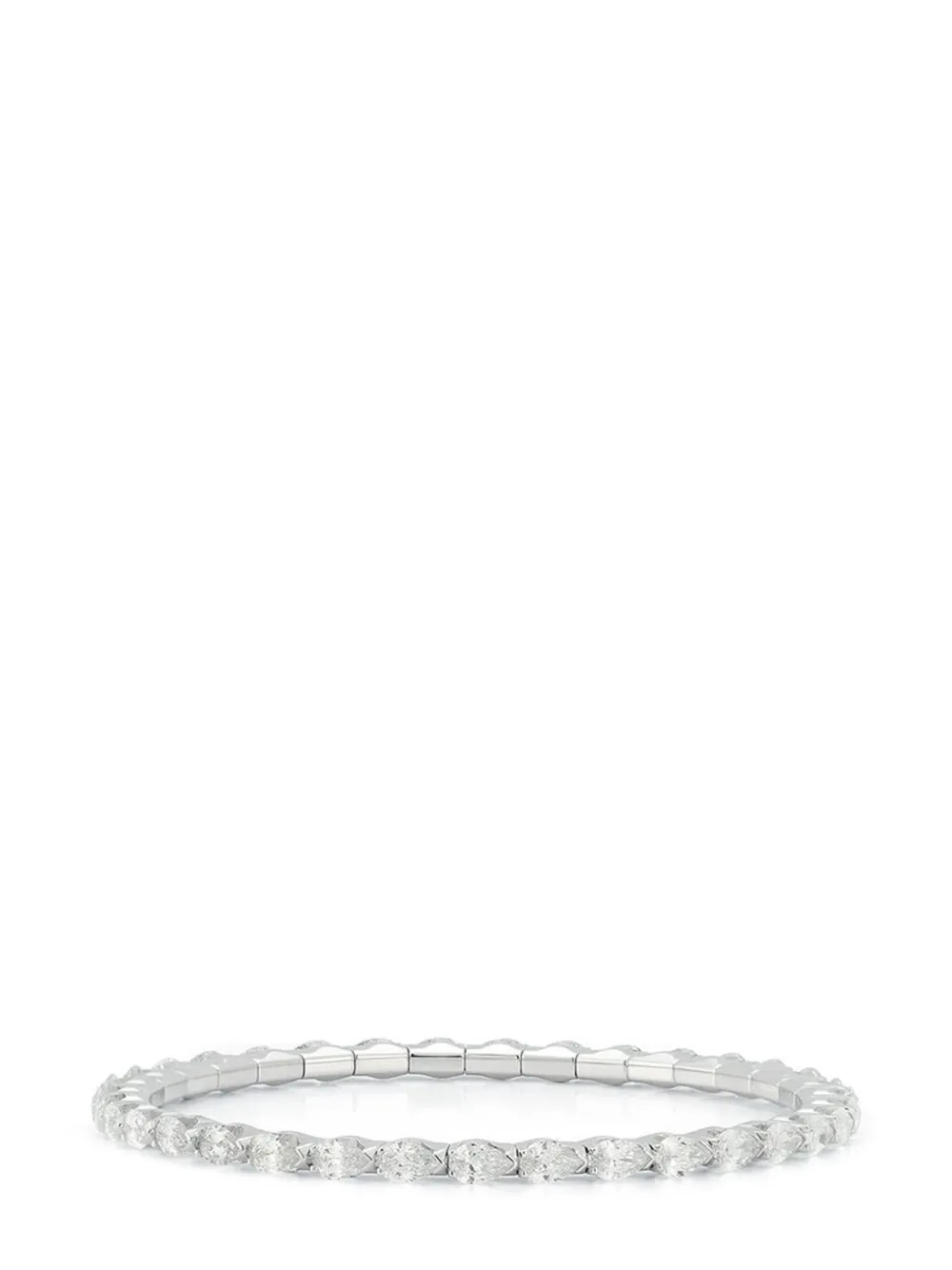 Roberto Demeglio Bracciale tennis in oro bianco 18kt con diamanti