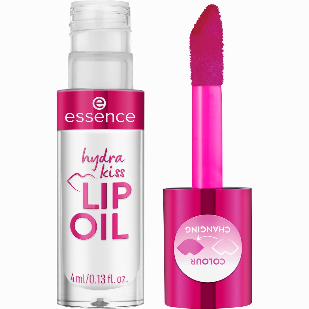 Hydra Kiss Lip Oil 06 Cranberry Is Back Olio Labbra Idratante 4 ml Glossy/lucido Applicatore Essence