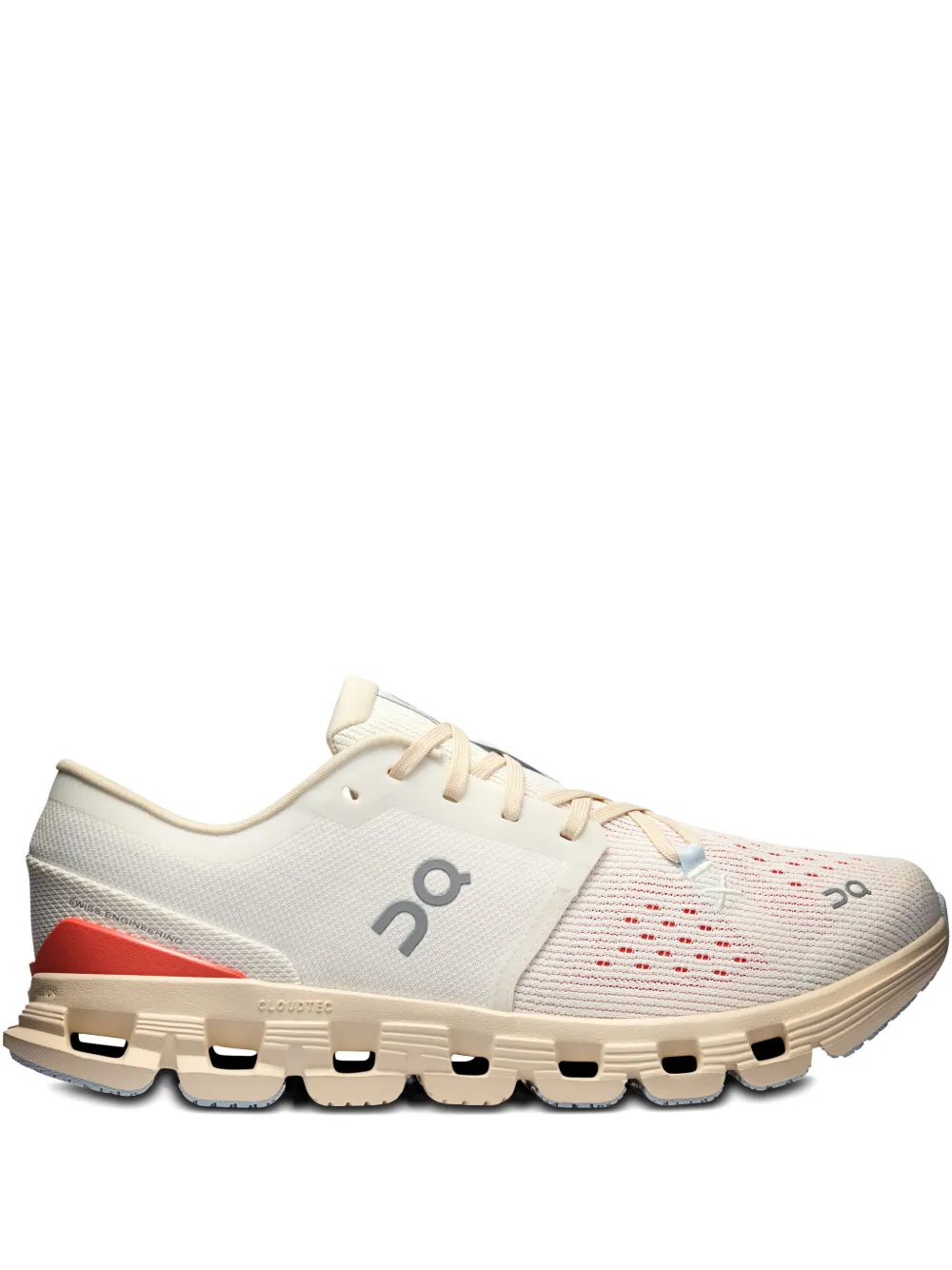 On Running Cloud X4 mesh running sneakers - Bianco