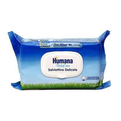 Humana Baby Salviette 72 Pezzi