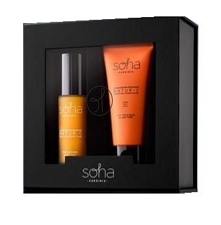 Soha Fluido Natur C + Maschera Natur C Gift Box 2024 Contenente Soha Fluido 30 Ml + Soha Scrub Maschera Rinnovatore Natur C 60 Ml