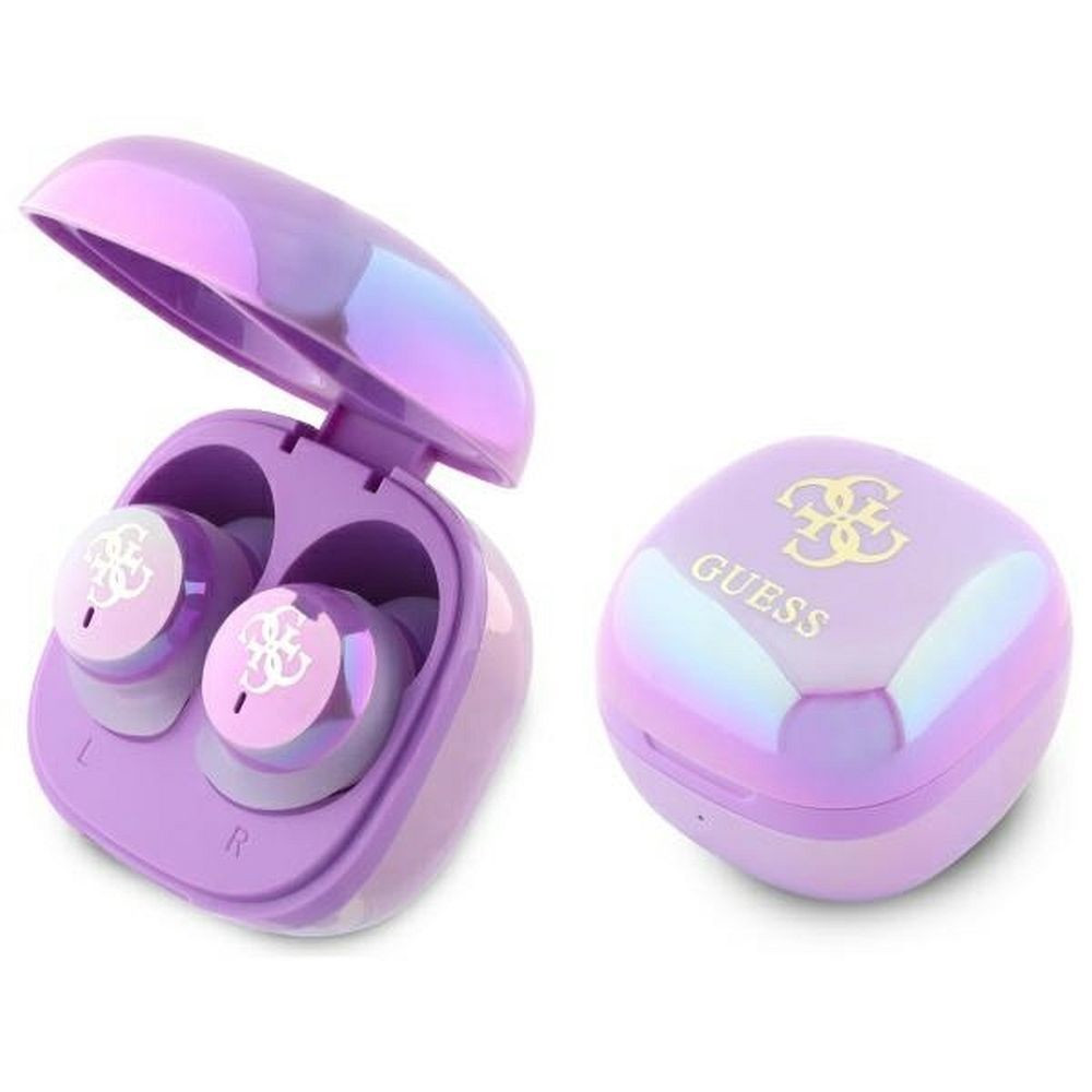 GUESS AURICOLARE BLUETOOTH 5.3 MULTIPOINT ORIGINALE TWS STEREO PURPLE 794127A