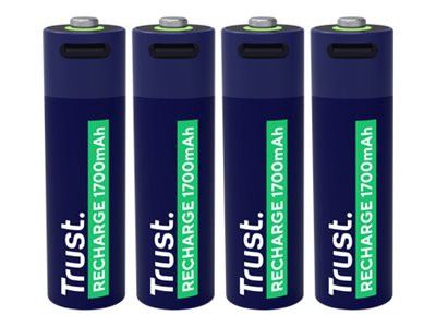 Trust USB-C Rechargeable BATTERIES 4P AA Mignon (AA) 25631