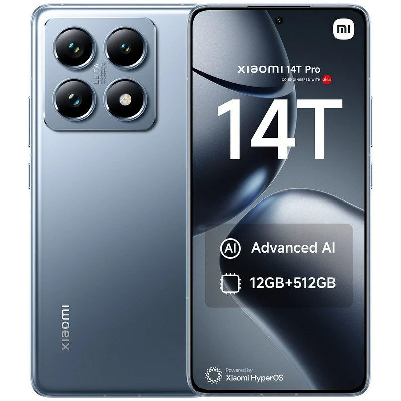 XIAOMI 14T PRO 5G 12GB RAM 512GB DUAL SIM TITAN BLUE 6,67'50MP' ITALIA NO BRAND