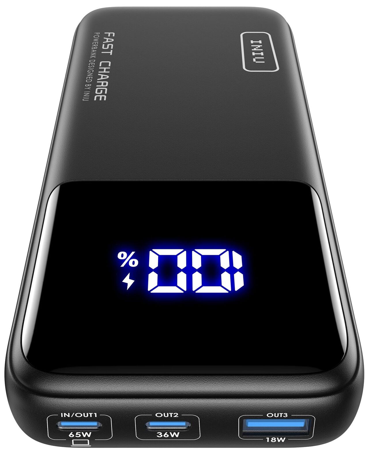INIU Power Bank, 20000mAh 65W Powerbank Fast Charging, Caricatore Portatile USB