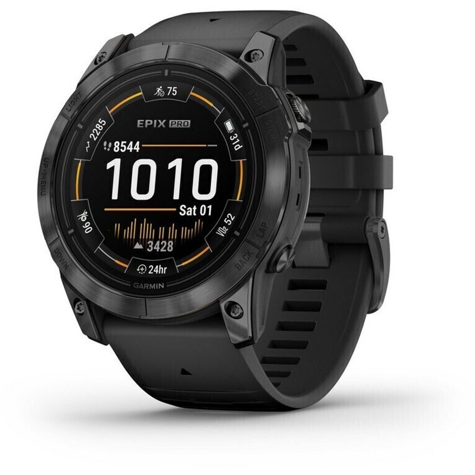 Garmin Epix™ Pro Gen 2 Standard 51mm Slate Gray + Black Band Orologio Sportivo