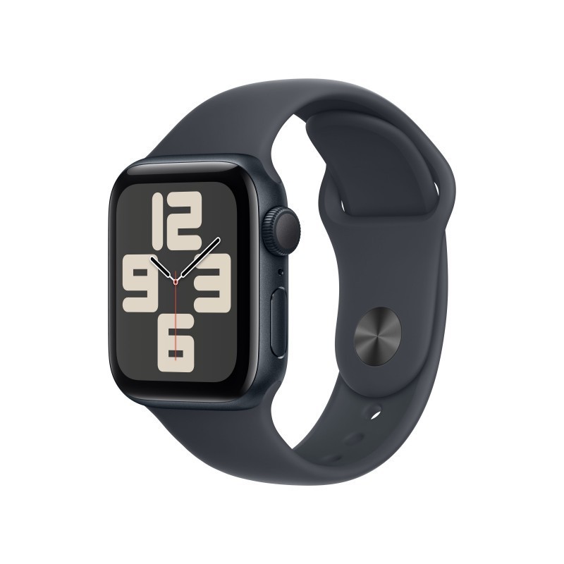 Apple Watch SE GPS 40mm Cassa Alluminio Mezzanotte con Mezzanotte Sport Band - M