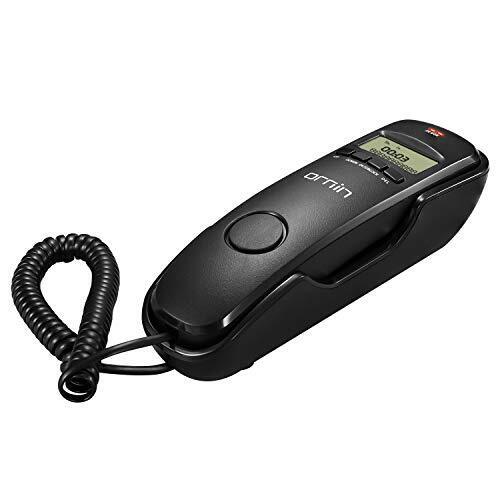 Ornin T112 Telefono a Filo Trimline con ID Chiamante, Installabile a (d5M)