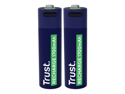 Trust USB-C Rechargeable BATTERIES 2P AA Mignon (AA) 25584