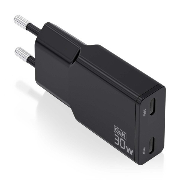 AISENS ASCH-30W2P049-BK Caricabatterie per dispositivi mobili Fotocamera MP3 MP4