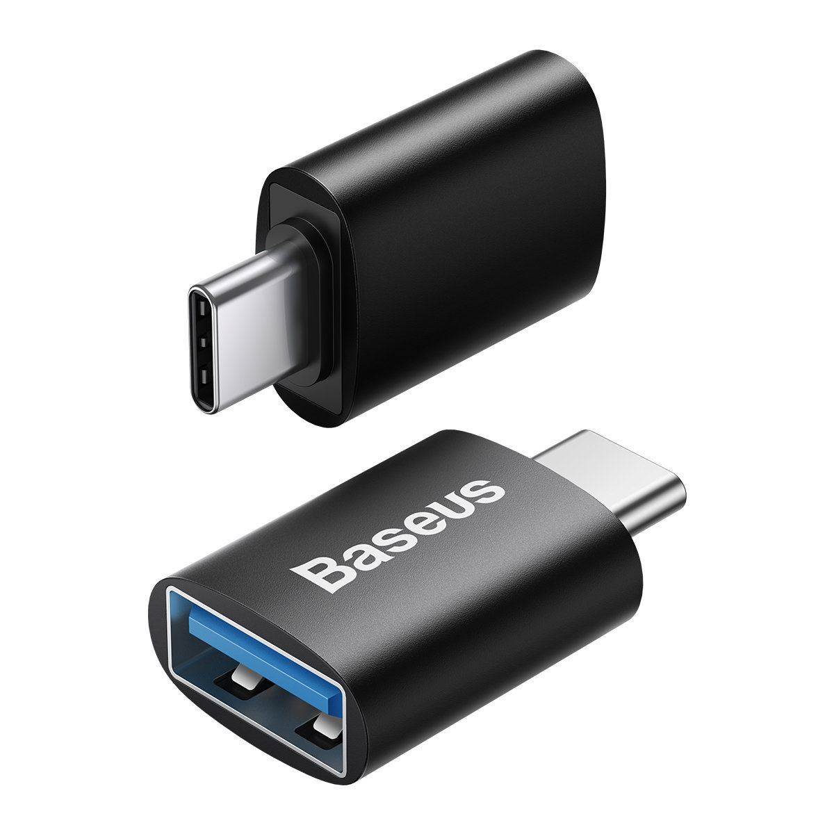 Adattatore USB-C 3.1 A USB 3.1 Tipo A, Nero, Baseus, Mini OTG