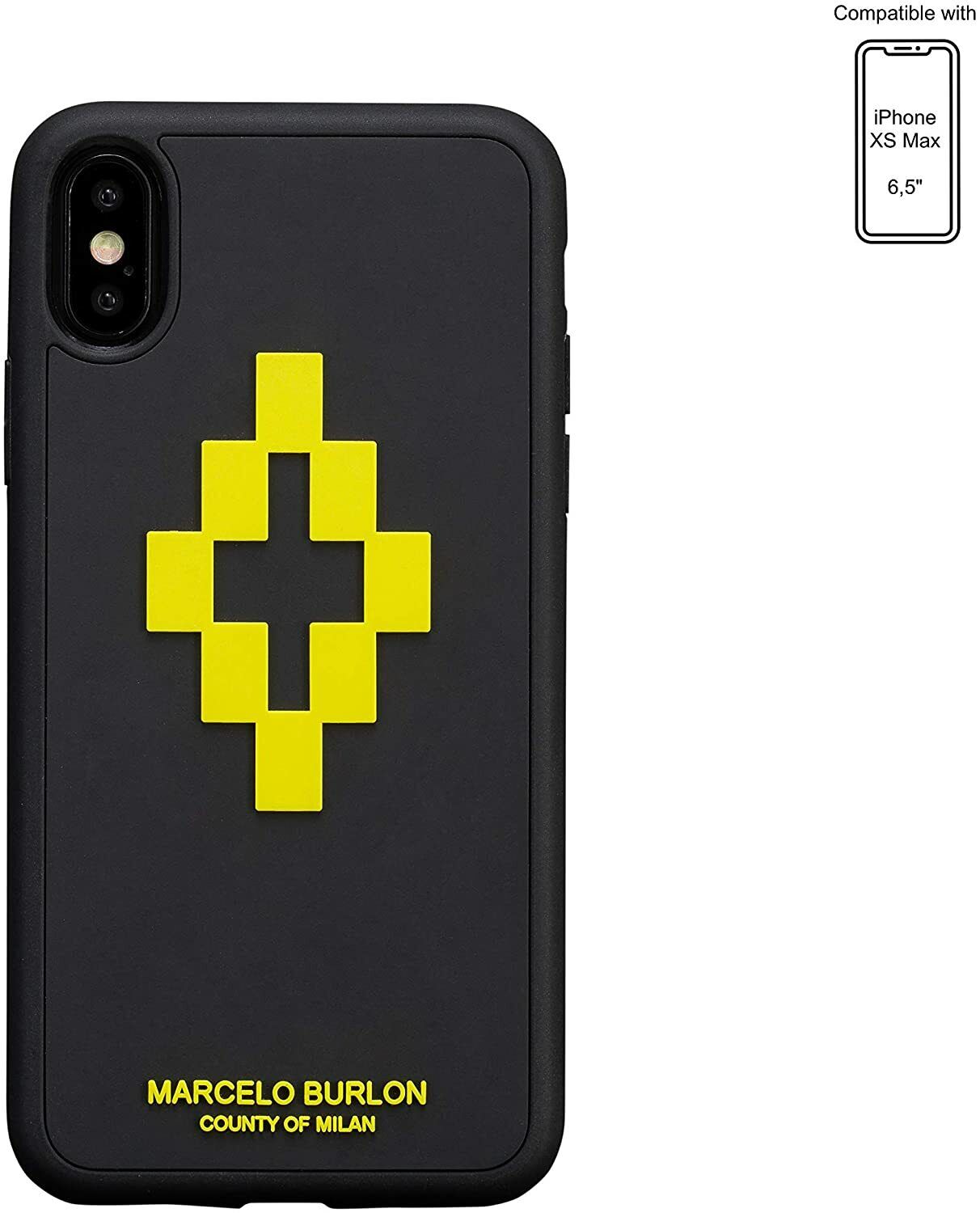 MARCELO BURLON COUNTY OF MILANO Custodia per iPhone XS Max 3D Crossy