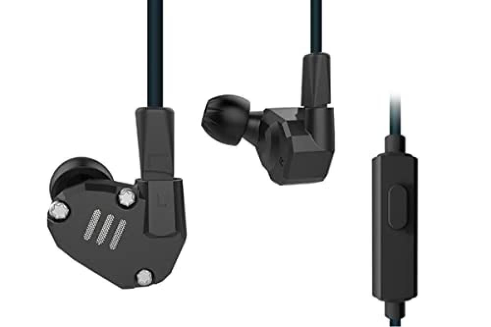 (TG. One size) KZ ZS6 Earbuds with microphone - NUOVO