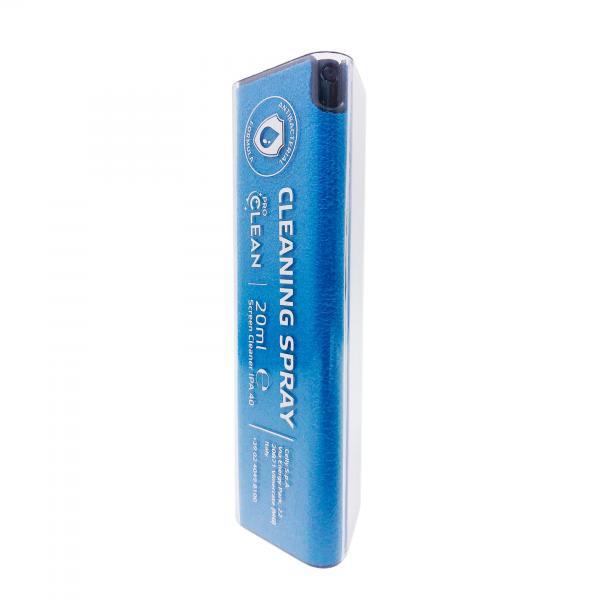 Celly Kit Di Pulizia Con Alcohol 100 Ml E Panno In Microfibra Blu